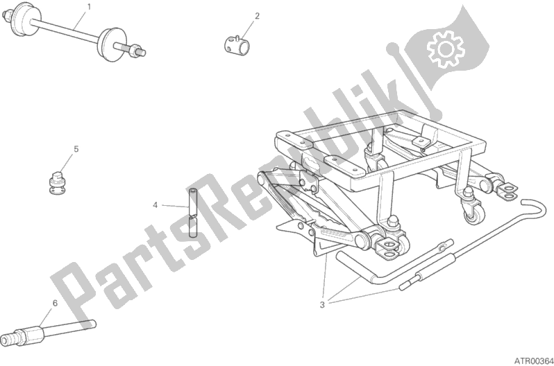 All parts for the Workshop Service Tools, Frame of the Ducati Monster 797 Thailand USA 2018